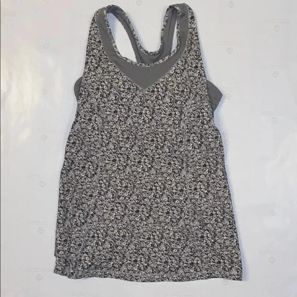 Lululemon Tone-It Tank Gray Size 6 - Picture 3 of 7